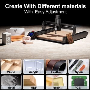 Bestselling New Liangshu TTC 450 CNC Mortising Machine, 4545 Desktop Engraving Machine, Milling and Engraving Machine for Wood, PVC, MDF and Bamboo Number of Axes